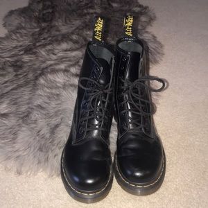 Matte Black Doc Martens